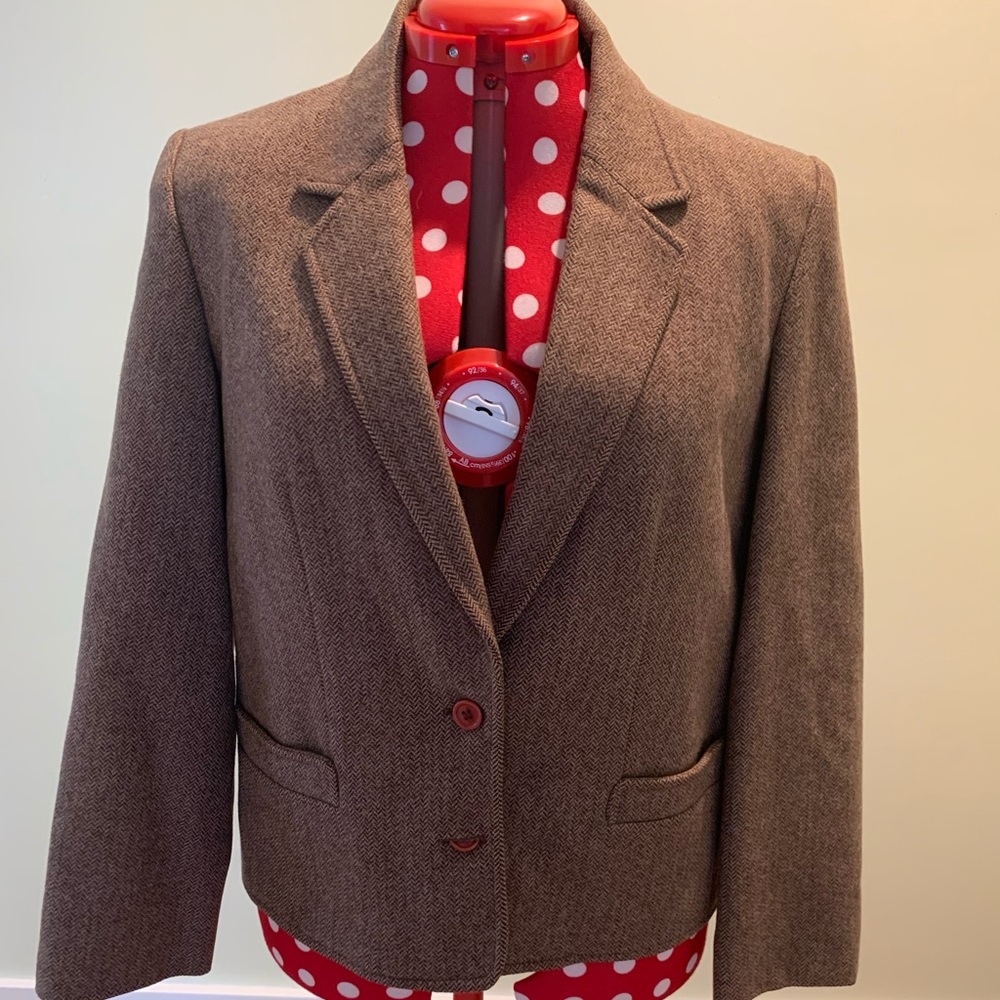 Vintage Eda Reuther pure virgin wool blazer